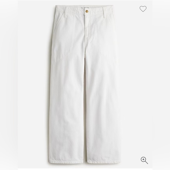 J CREW Sailor slim  PANTS in white SIZE  6. cotton NEW - Picture 1 of 5